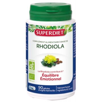Super Diet - Rhdiola bio ou rhodiole - 90 gélules