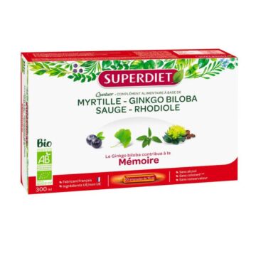 Myrtille bio - ampoules - Super Diet