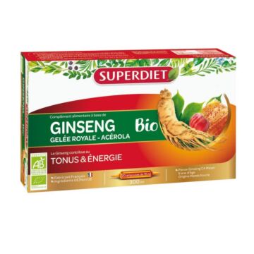 Ginseng - Gelée Royale - Acérola bio - Super Diet