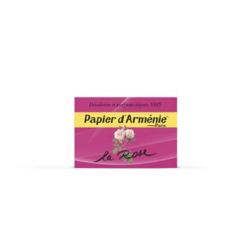 carnet rose papier d'armenie