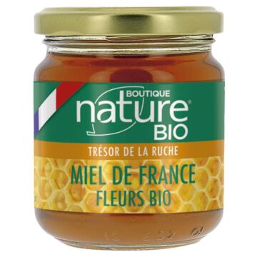 Boutique Nature - Miel de fleurs bio 100 % France - 250 g