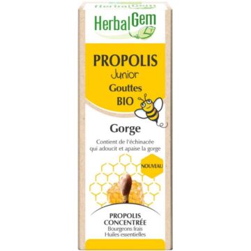 Propolis Large spectre junior bio en goutte - Herbalgem - 15 ml
