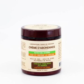 Crème d'Abondance Nutrition Extrême - Masque capillaire - Terre de couleur