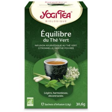 Infusion ayurvédique Equilibre du thé vert bio - Yogi tea