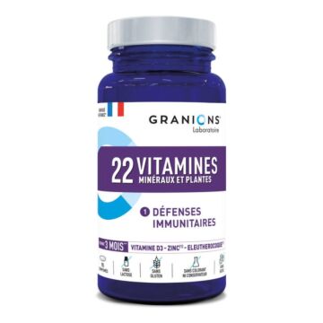 22 Vitamines Minéraux et Plantes - Immunité