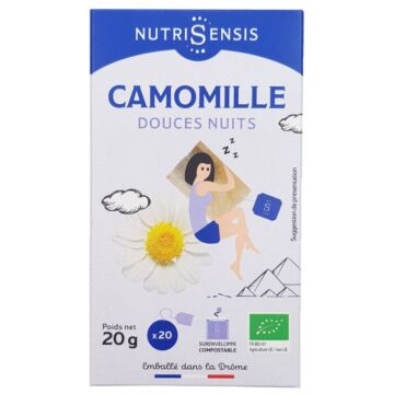 Infusion Camomille bio - Nuits douces Nutrisensis