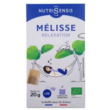 Infusion Mélisse bio - Relaxation de Nutrisensis