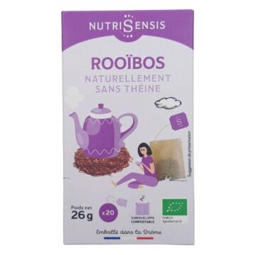 Infusion Rooïbos bio - Détente et relaxation Nutrisensis