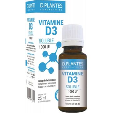 Vitamine D3 1000 UI Soluble - D.Plantes