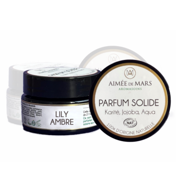 Parfum Solide Lily Ambre 100% naturel - Aimée de Mars