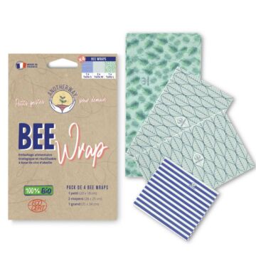 Bee Wrap Emballages alimentaires réutilisables bio - Anotherway