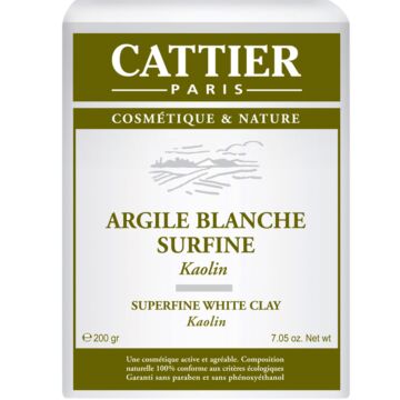 Argile blanche surfine - Cattier