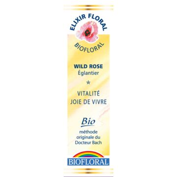 Eglantier (wild rose) 37 - fleur de Bach bio - Biofloral