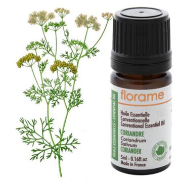 Coriandre Bio - Florame (Coriandrum sativum) - Huile essentielle