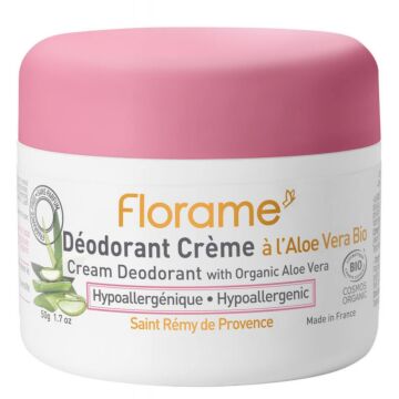 Florame - Déodorant crème hypoallergénique bio