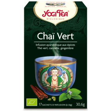 Infusion ayurvédique Chaï vert bio - Yogi Tea