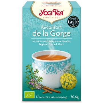 Infusion ayurvédique Réconfort gorge - Yogi Tea