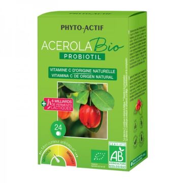 Acérola bio Probiotil - Phyto actif - 24 comprimés