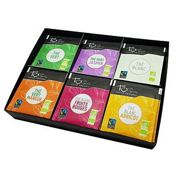 Coffret Assortiment de 6 boites de thé bio Touch organic