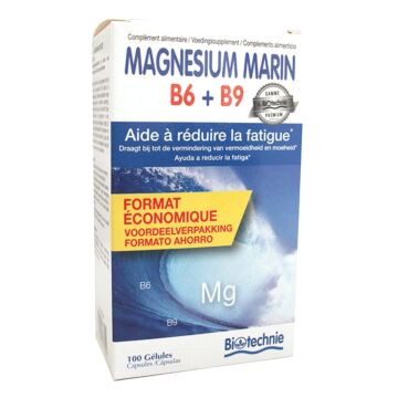 Magnésium marin B6 B9 - Biotechnie