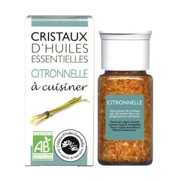 Citronnelle Bio - Cristaux HE - Florisens