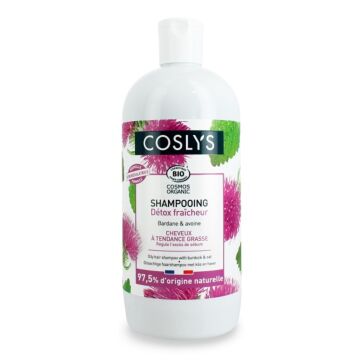 Shampoing détox fraicheur cheveux gras bio - Coslys