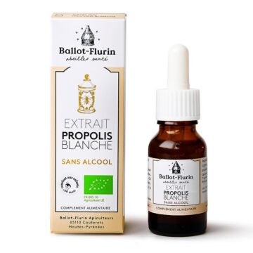 Extrait Propolis sans alcool bio 100% - Ballot Flurin
