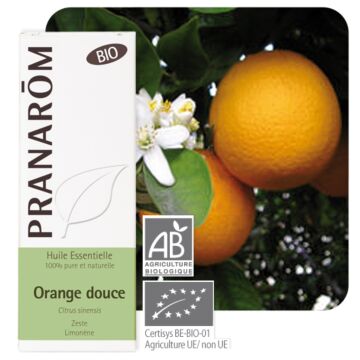 Orange douce Bio (Citrus sinensis) - Pranarôm - Huile essentielle