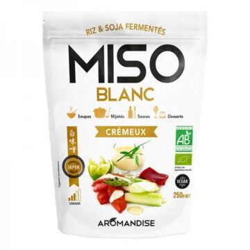 Miso blanc crémeux bio & Vegan - 250 g - Aromandise