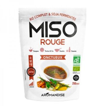 Miso rouge onctueux bio & Vegan - Aromandise - 250 g