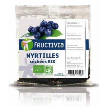 Myrtilles séchées bio Fructivia