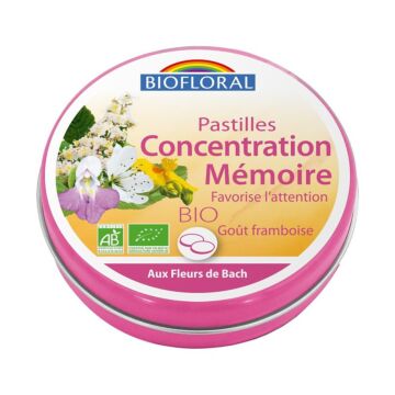 Pastilles Concentration mémoire bio - Biofloral