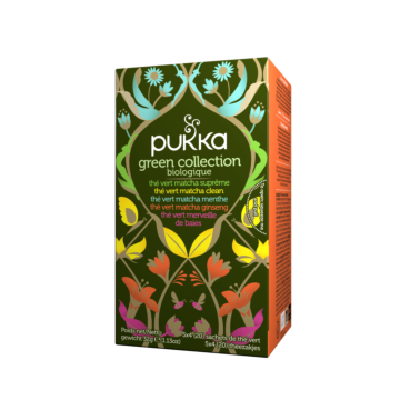 Pukka - Green collection bio assortiment d'infusions ayurvédiques - 4 x 5 sachets