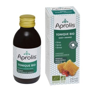 Aprolis - Sirop tonique bio Propolis gelée royale acérola - 150 ml