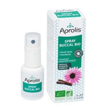 Aprolis - Spray buccal bio Propolis échinacée cannelle - 20 ml
