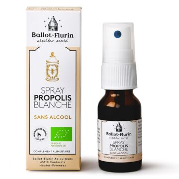 Spray propolis blanche bio sans alcool - Ballot Flurin