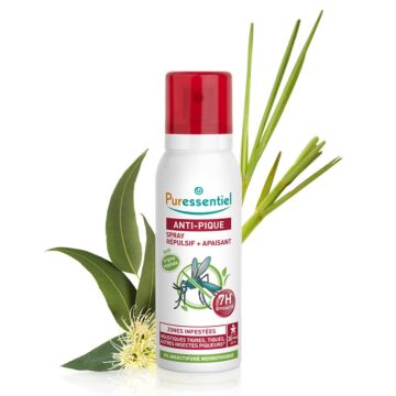 Spray Répulsif anti-moustiques + Apaisant Anti-Pique 75ml - Puressentiel