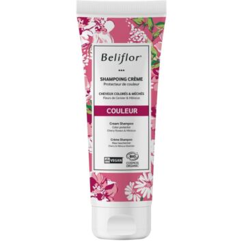 Shampoing crème cheveux colorés bio - Beliflor