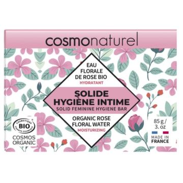 Hygiène intime solide Hydratant : Rose bio - Cosmo Naturel