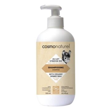 Shampoing au lait d'anesse + HE bio - Cosmo Naturel