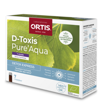 D-Toxis Pure'Aqua Framboise Camomille bio - Ortis