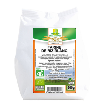 Farine de riz blanc bio