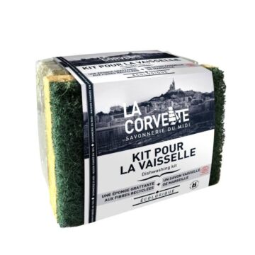 Kit Vaisselle Savon et Eponge écologique - La Corvette
