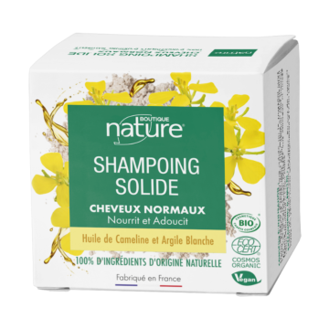 Shampoing solide cheveux normaux bio - Boutique Nature