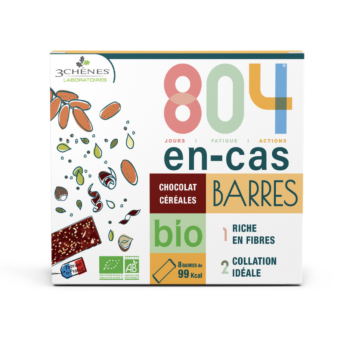 Barre céréales bio Chocolat 804 Minceur - 3 Chênes