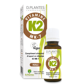 Vitamine K2 MK 7 vegan -  D.Plantes - 15 ml