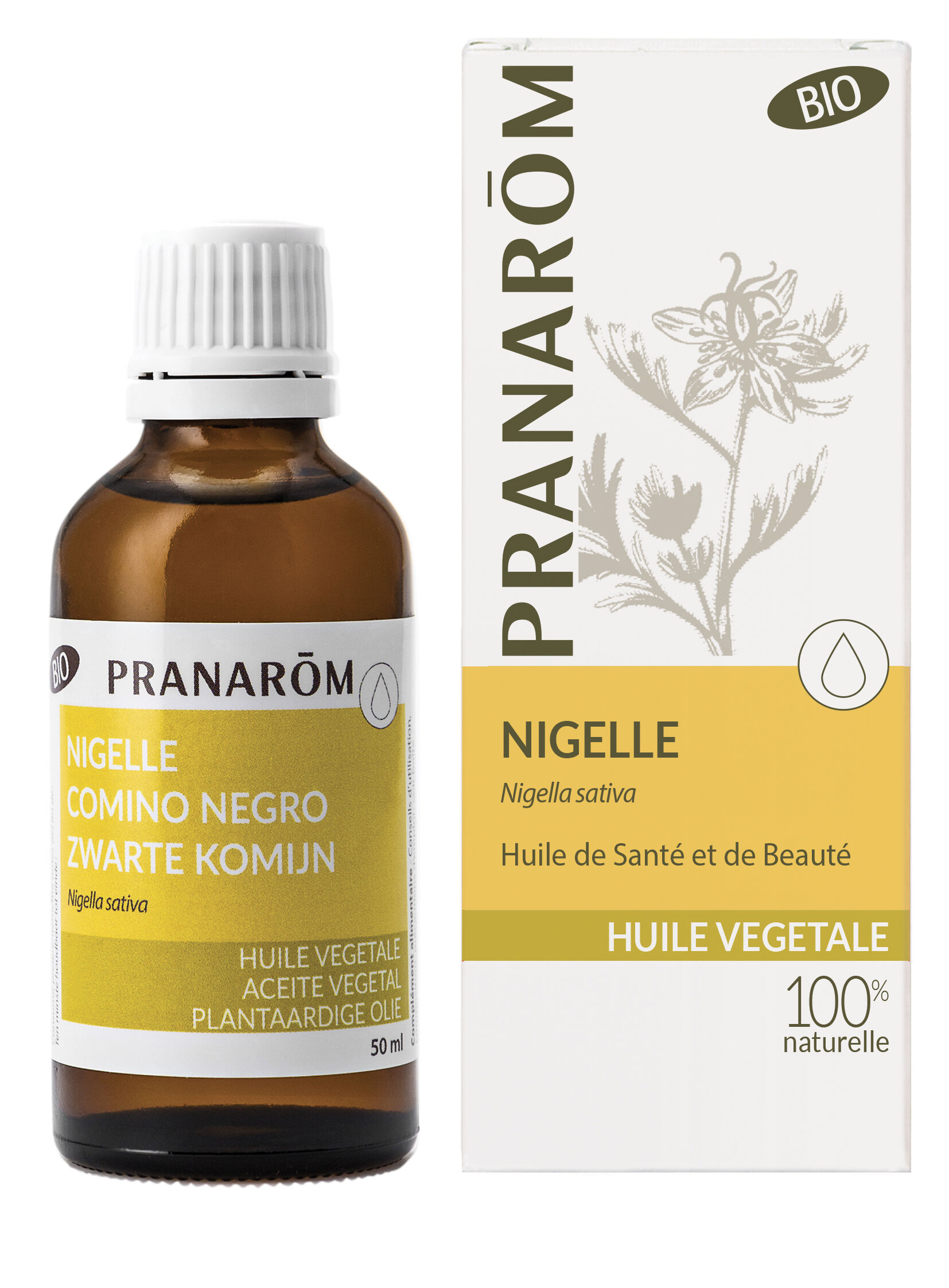 Pranarom - Huile végétale Nigelle Bio