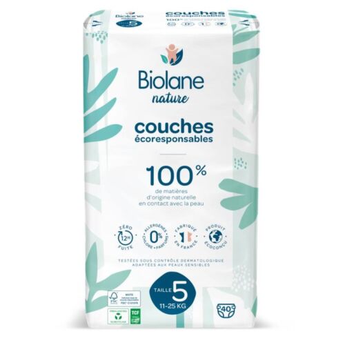 Pharmacie Lafitte - Parapharmacie Biolane Expert Bio Couche Écologique Taille  5 Paquet/40 - BOUILLARGUES